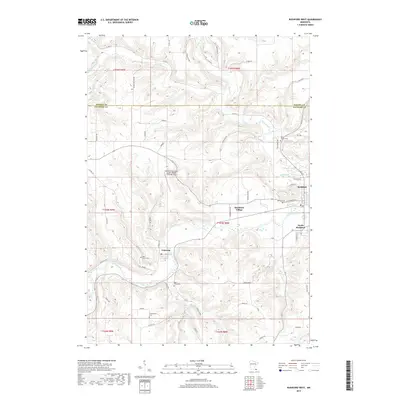 2019 Map of Rushford West, 2019 Print