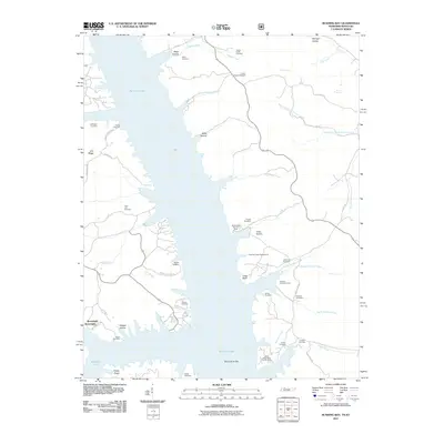 2011 Map of Rushing Bay, 2011 Print