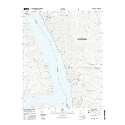 2016 Map of Rushing Bay, 2016 Print