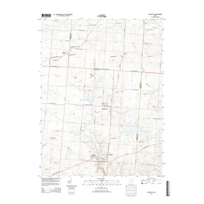 2013 Map of Rushville, 2013 Print