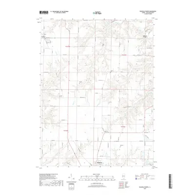 2018 Map of Rushville North, 2018 Print