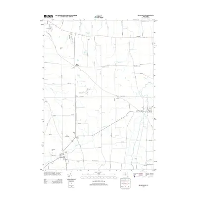 2013 Map of Rushville, 2013 Print