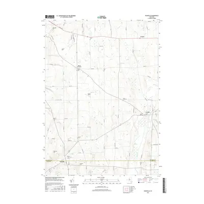 2016 Map of Rushville, 2016 Print