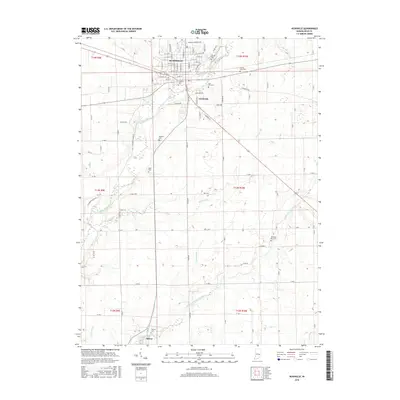 2016 Map of Rushville, 2016 Print