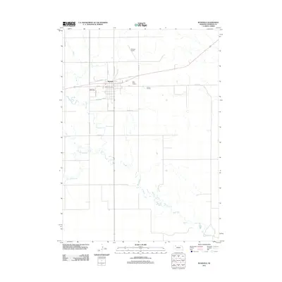 2011 Map of Rushville, 2011 Print