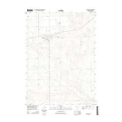 2014 Map of Rushville, 2014 Print