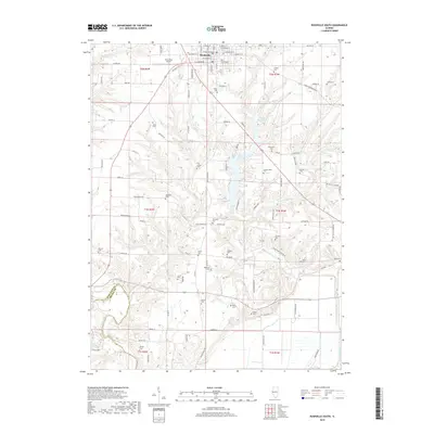 2018 Map of Rushville South, 2018 Print