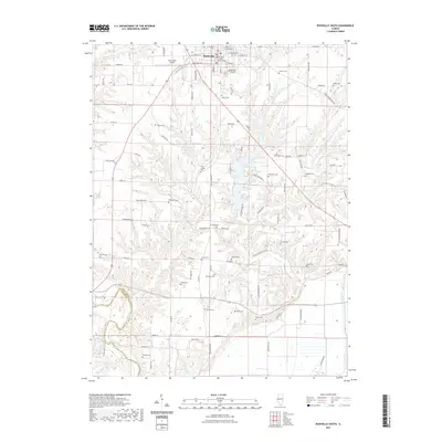 2021 Map of Rushville South, 2021 Print
