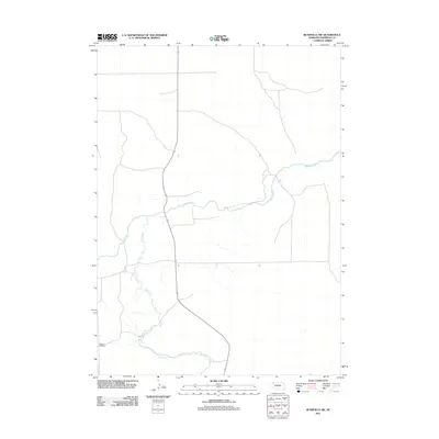 2011 Map of Rushville SW, 2011 Print