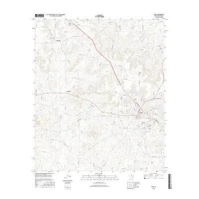 2016 Map of Rusk, 2016 Print