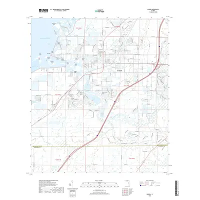 2018 Map of Ruskin, 2018 Print