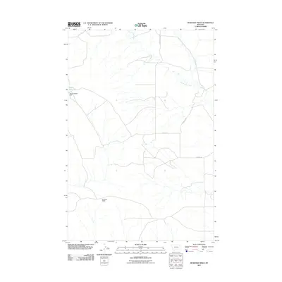 2011 Map of Ruskosky Ridge, 2011 Print