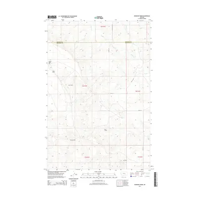 2014 Map of Ruskosky Ridge, 2014 Print