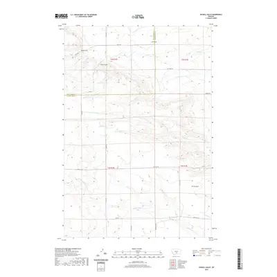 2020 Map of Russell Gulch, 2020 Print