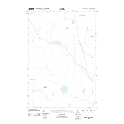 2011 Map of Russell Mountain, 2011 Print
