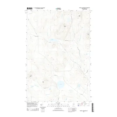 2014 Map of Russell Mountain, 2014 Print