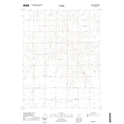 2018 Map of Russell NW, 2018 Print