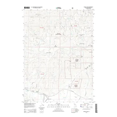 2015 Map of Russell Peak, 2015 Print