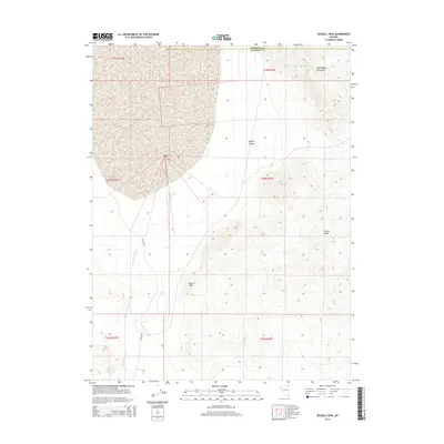 2014 Map of Russell Peak, 2014 Print
