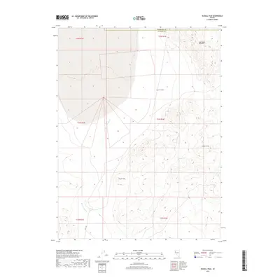 2018 Map of Russell Peak, 2018 Print