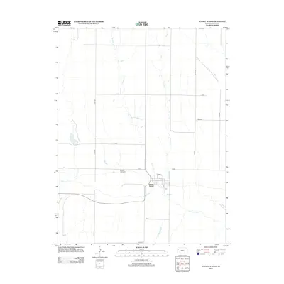 2012 Map of Russell Springs, 2012 Print