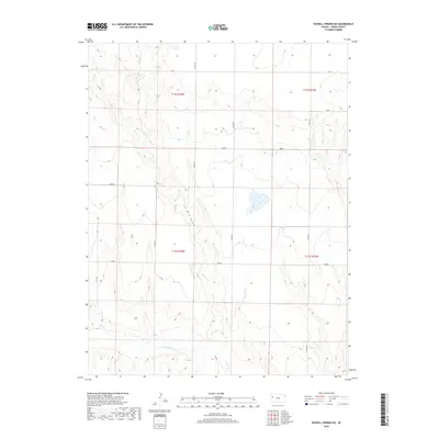 2018 Map of Russell Springs NE, 2018 Print