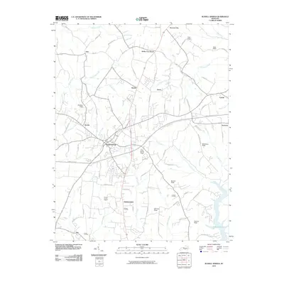 2010 Map of Russell Springs, 2010 Print