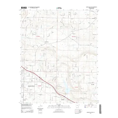 2014 Map of Russellville East, 2014 Print
