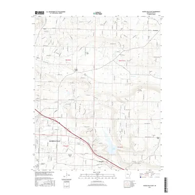 2017 Map of Russellville East, 2017 Print