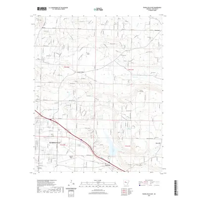 2020 Map of Russellville East, 2020 Print