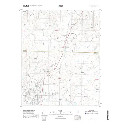 2018 Map of Russellville, 2018 Print
