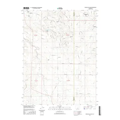 2016 Map of Russellville Gulch, 2016 Print