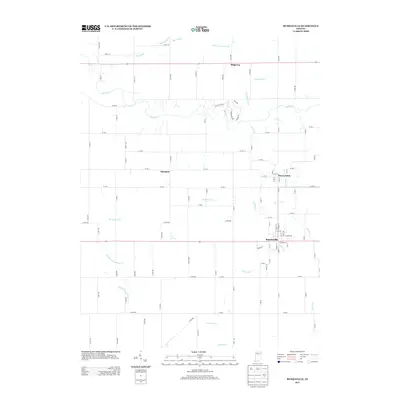 2013 Map of Russiaville, 2013 Print