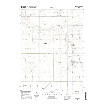 2016 Map of Russiaville, 2016 Print