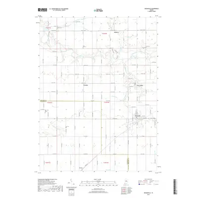 2019 Map of Russiaville, 2019 Print