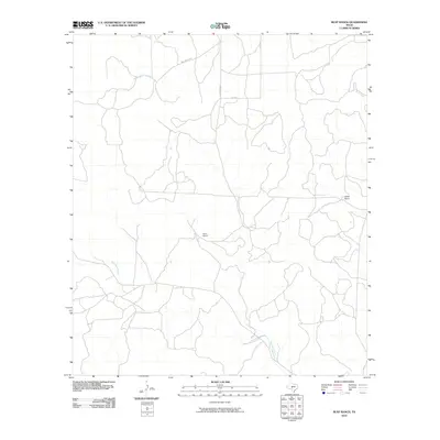 2010 Map of Rust Ranch, 2010 Print