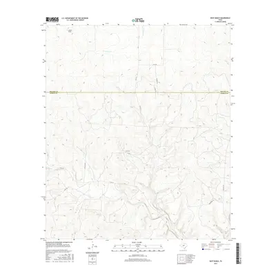 2016 Map of Rust Ranch, 2016 Print