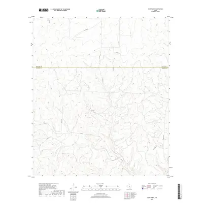 2019 Map of Rust Ranch, 2019 Print