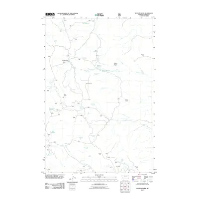 2011 Map of Rustler Divide, 2011 Print