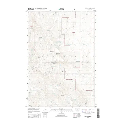 2014 Map of Rustler Divide, 2014 Print