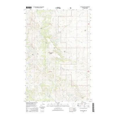 2017 Map of Rustler Divide, 2017 Print