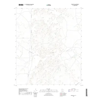 2019 Map of Rustler Hills, 2019 Print