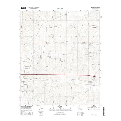 2015 Map of Ruston East, 2015 Print