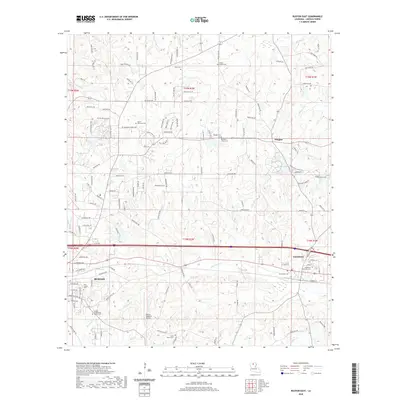 2020 Map of Ruston East, 2020 Print
