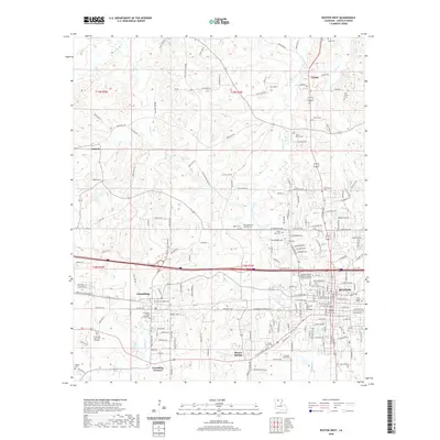 2020 Map of Ruston West, 2020 Print