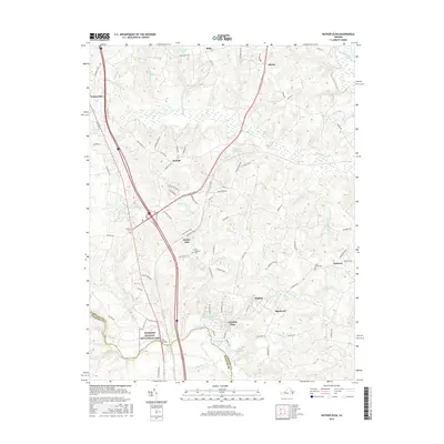 2016 Map of Ruther Glen, 2016 Print