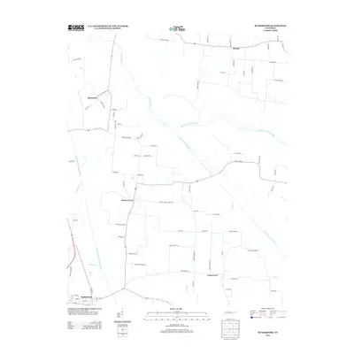 2013 Map of Rutherford, 2013 Print