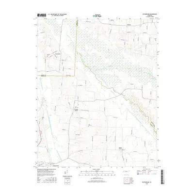 2016 Map of Rutherford, 2016 Print