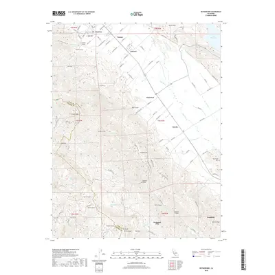 2018 Map of Rutherford, 2018 Print