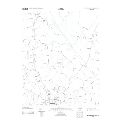2013 Map of Rutherfordton North, 2013 Print
